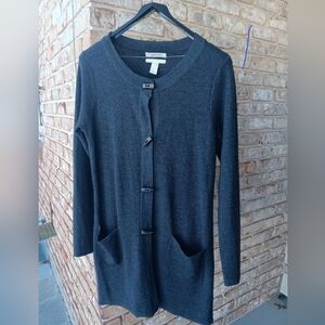 Ellen Tracy Long Merino Blend Sweater